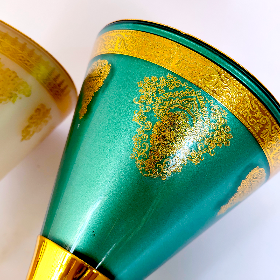 Glass Vase Charcoal Incense Burner