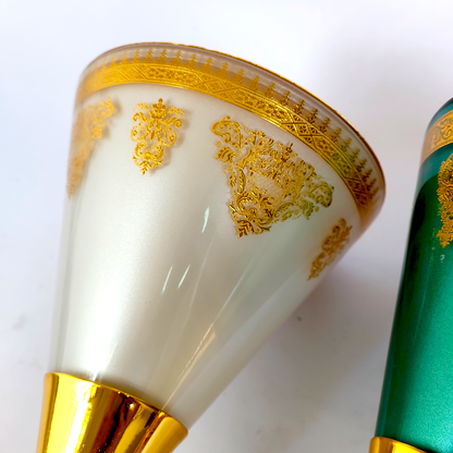 Glass Vase Charcoal Incense Burner