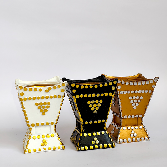 Ceramic Dots Charcoal Incense Burner