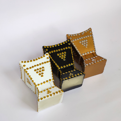 Ceramic Dots Charcoal Incense Burner